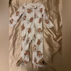 Carter's White Koala Print Kids Sleep and Play